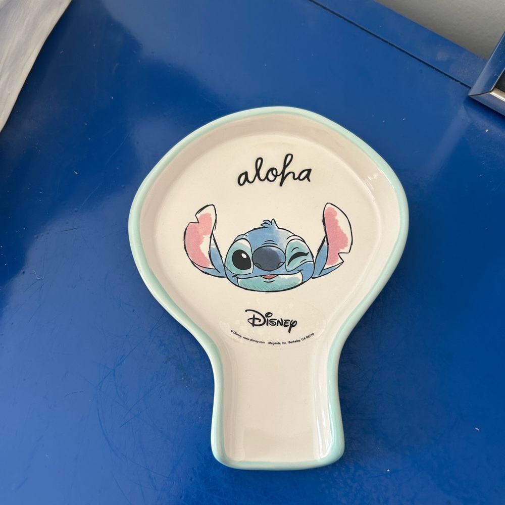 Rae Dunn Disney Lilo and Stitch Aloha Spoon Rest
